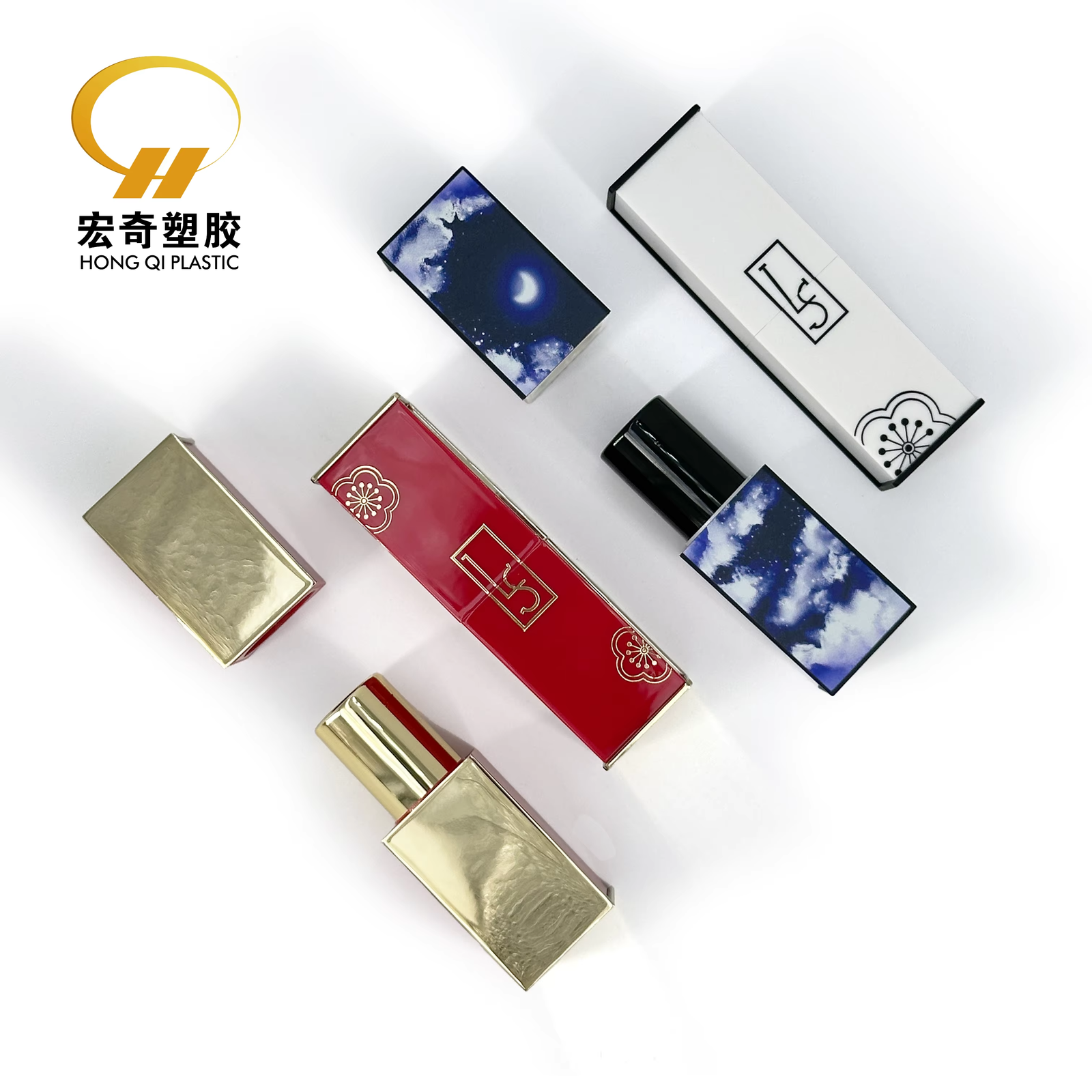 Buy Private Label Vintage Style Lipstick Tubes Square Labial Cosmetic