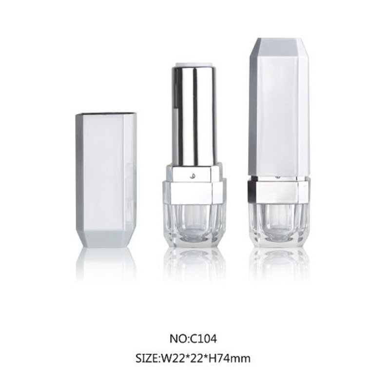 Buy Plastic Lipstick Tube Customizable Luxury Lipstick Tubes Square Lip Balm Packin