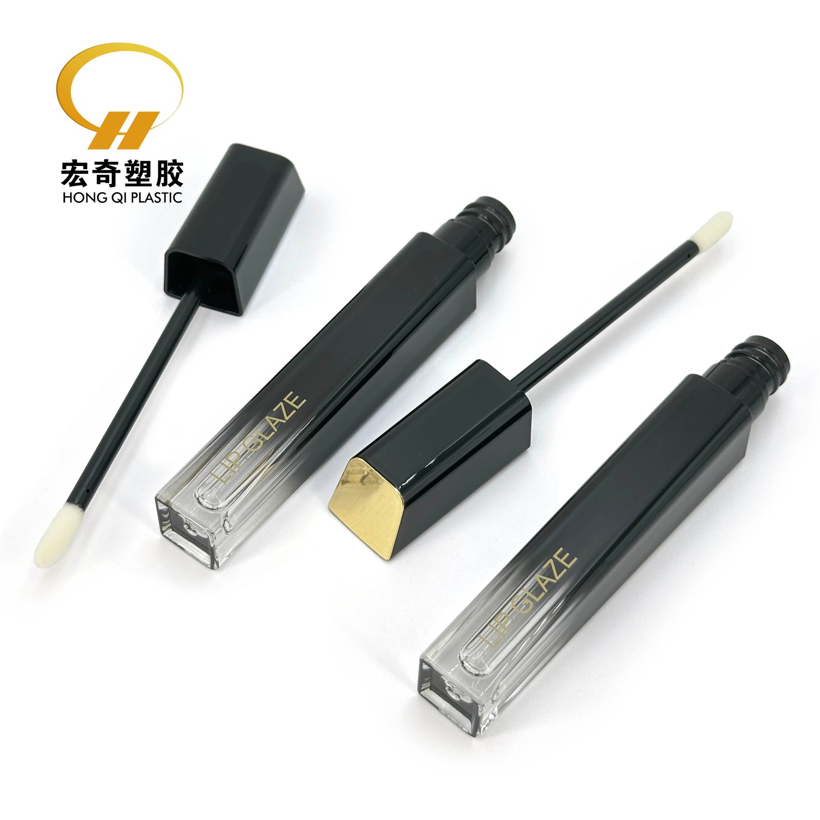 Buy Square Lip Glaze Tube
black Lip Gloss Packaging Tube
luxury Lip Glaze Tub