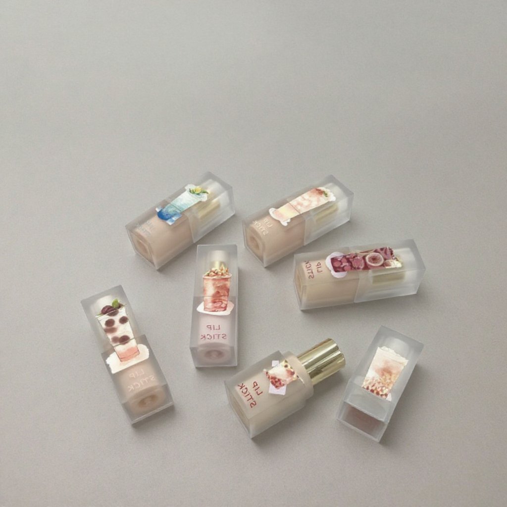 Buy Custom Logo Lip Gloss Lipstick Tubes A Variety Of Patterns Are Popular