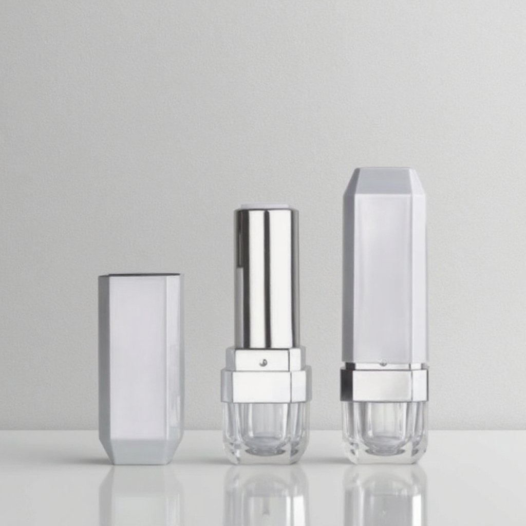 Buy Wholesale Empty Lipstick Tube
clear Silver Aluminum Lipstick Tubes Lip Ba