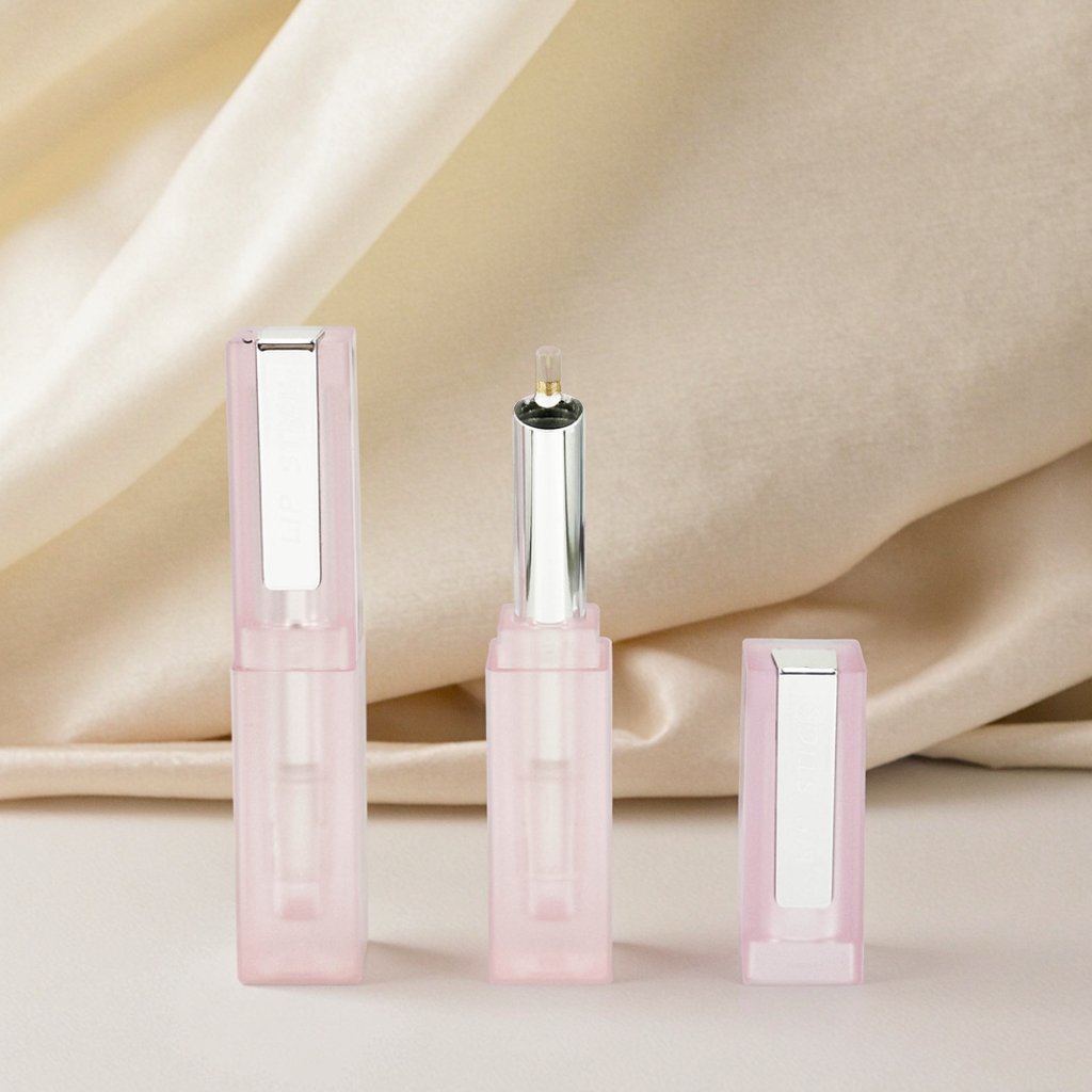 Buy Pink Transparent Lipstick Tube
square Lipstick Tube
refillable Lipst